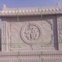 嘉峪关 芝麻白花岗岩屏风，照壁，影壁