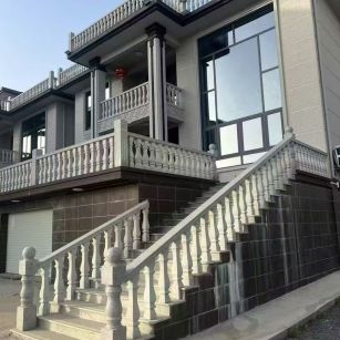 嘉峪关 芝麻白别墅阳台栏杆，楼梯栏杆