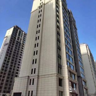 嘉峪关黄金麻高端小区，外墙干挂