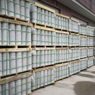 嘉峪关 芝麻白挡车柱、阻车桩、隔离柱