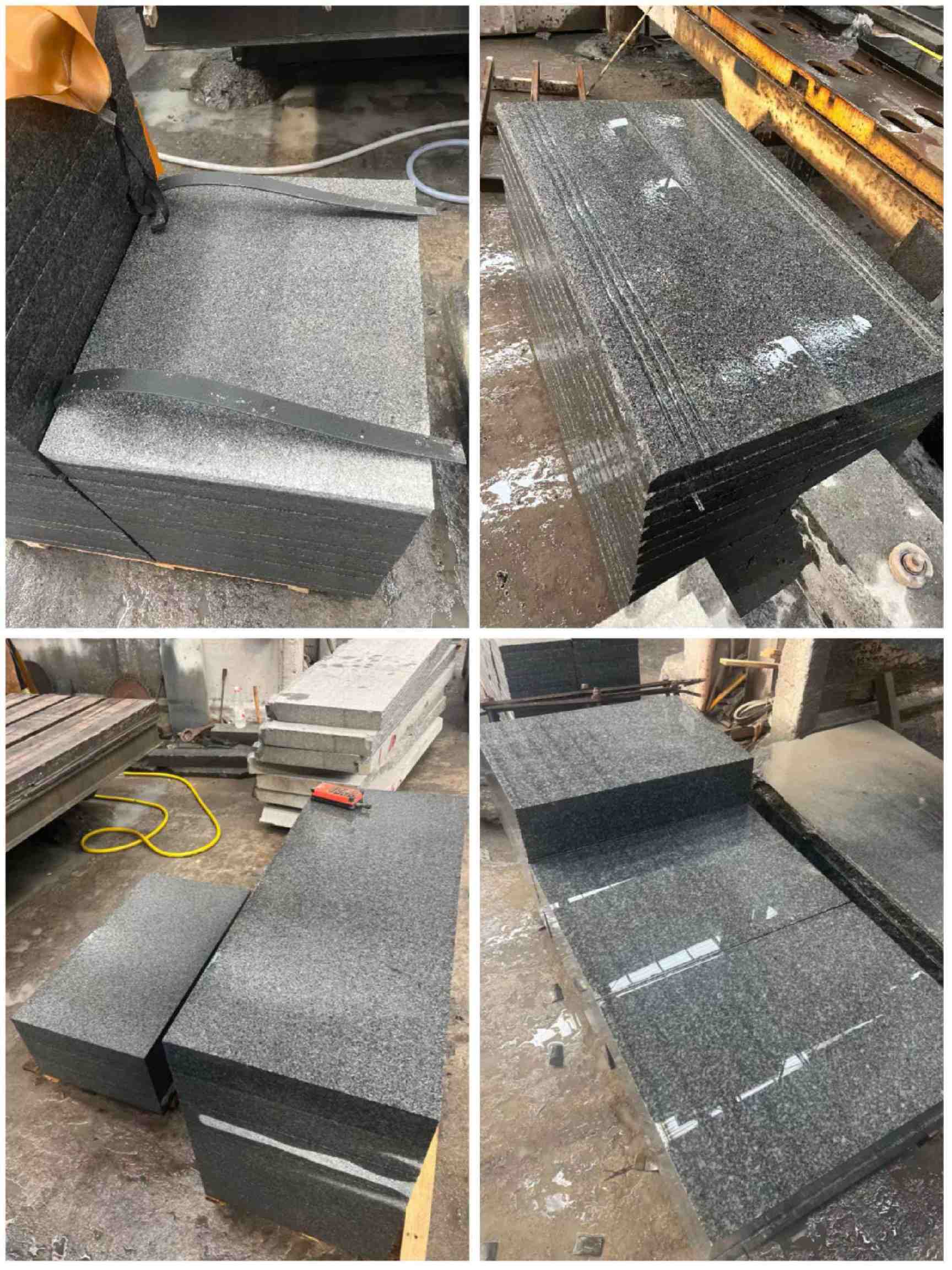 嘉峪关 芝麻黑地铺石材