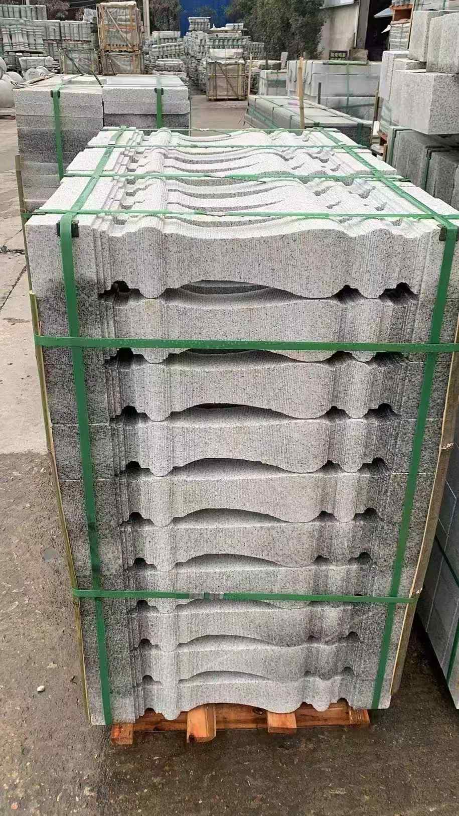 嘉峪关 芝麻白方形拉丝面，栏杆花瓶柱
