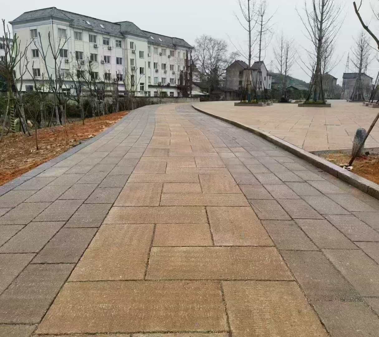 嘉峪关仿古石铺装效果