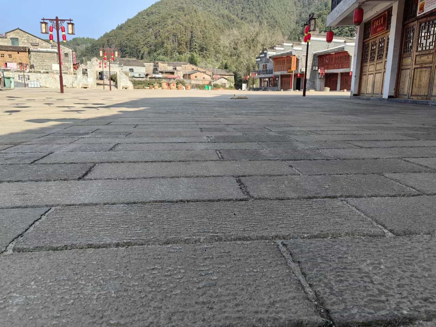 嘉峪关仿古石铺装效果