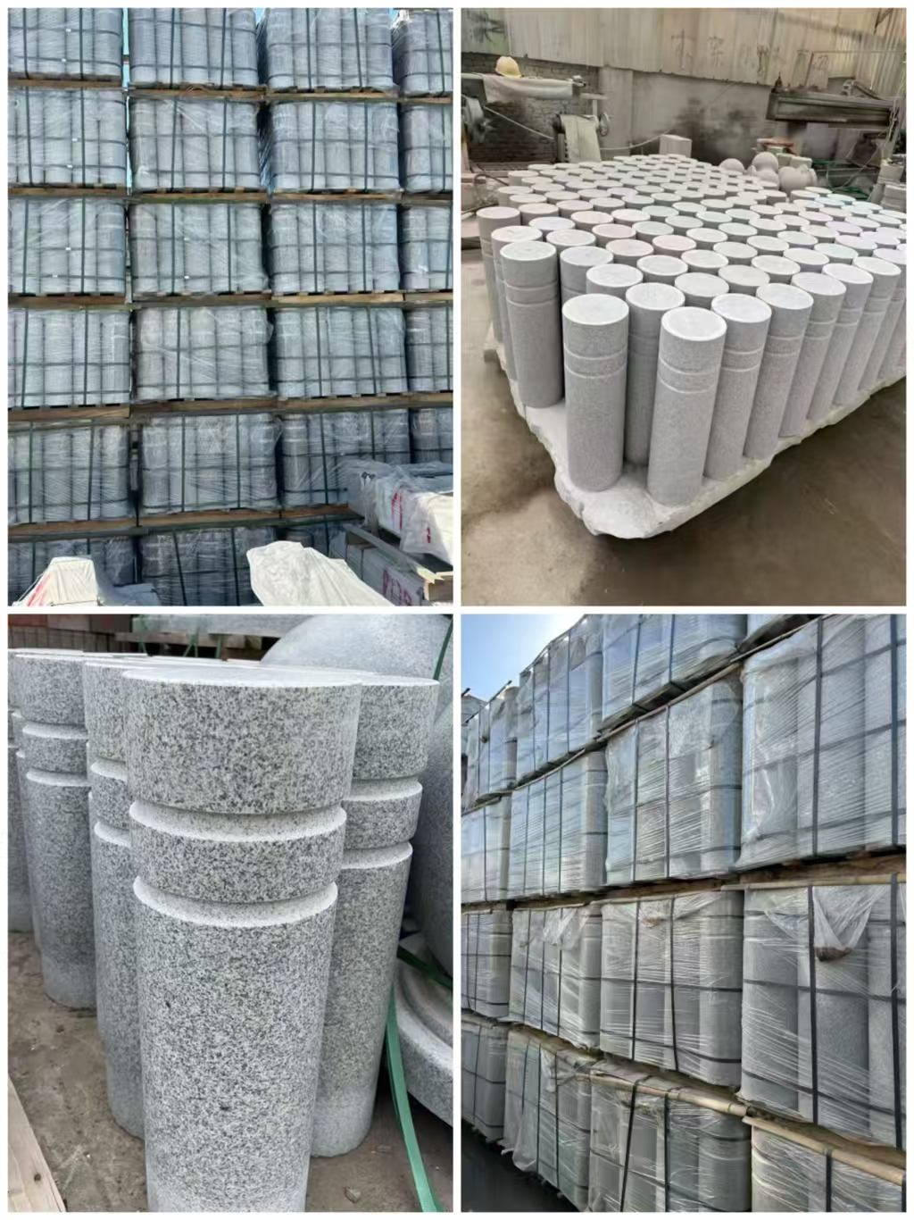 嘉峪关 芝麻白花岗岩挡车柱、隔离柱多少钱