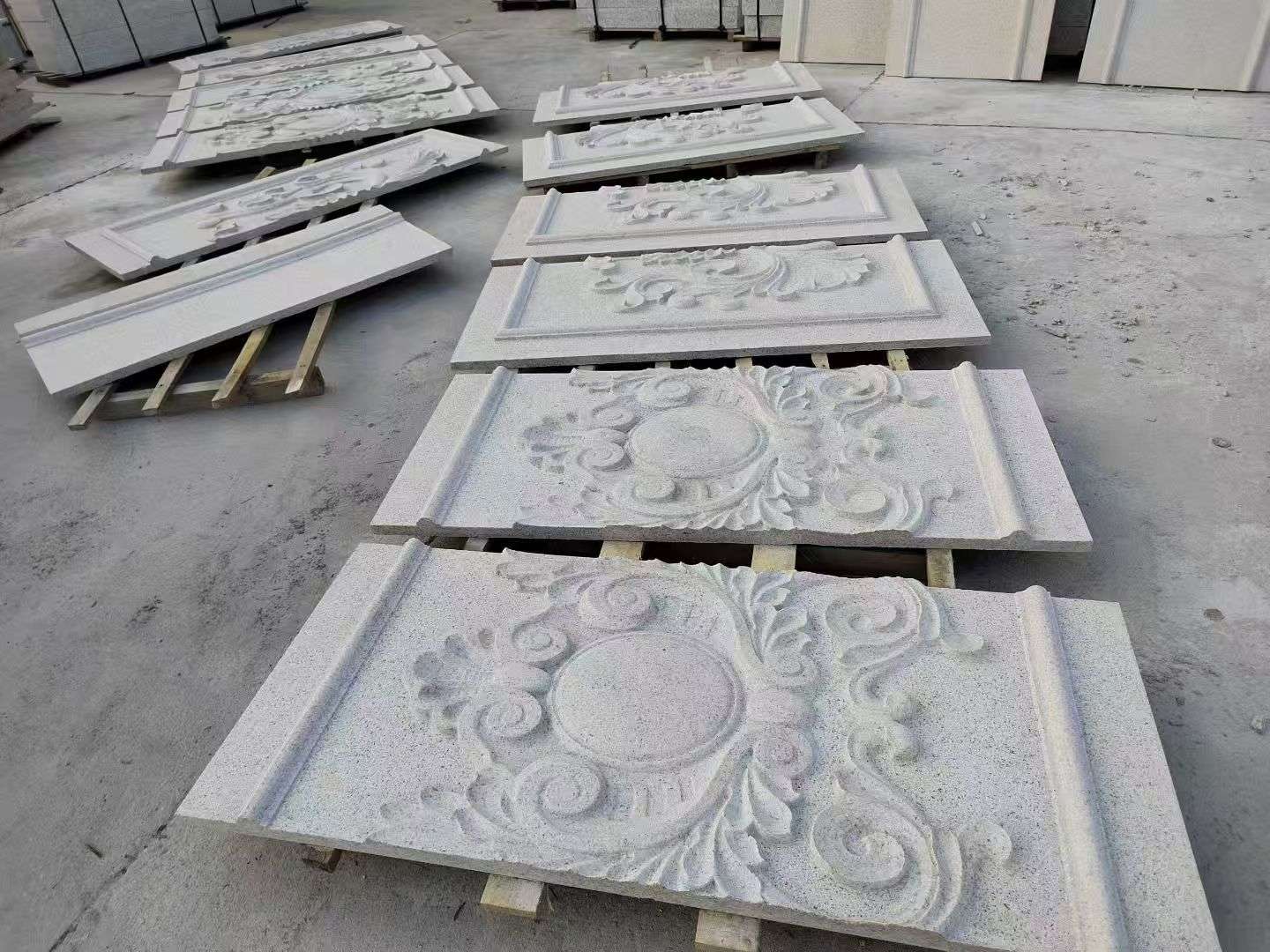 嘉峪关 芝麻白干挂雕花板