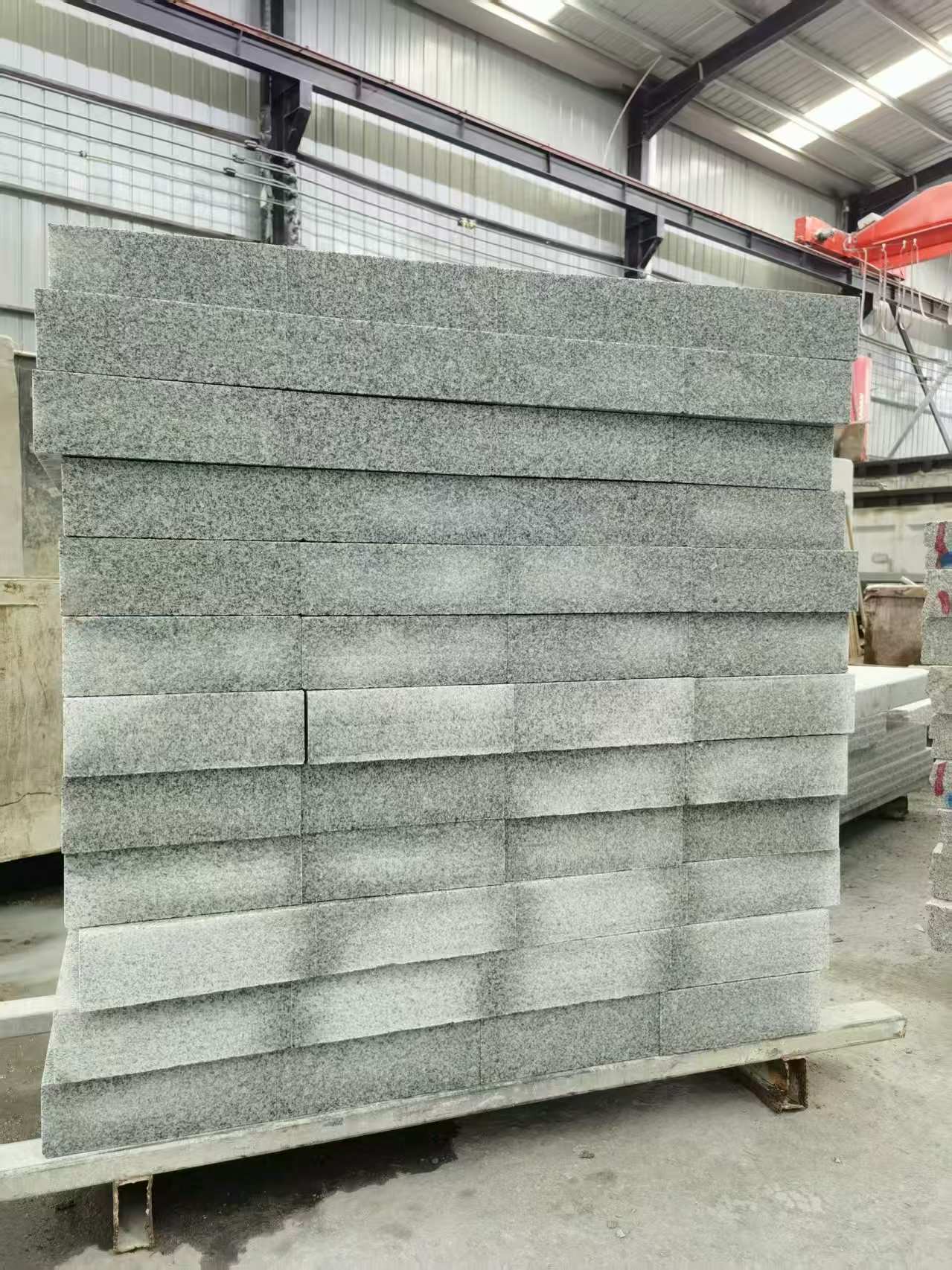 嘉峪关 芝麻白10公分300*600广场地铺，A料定制，尺寸标准，厚薄均匀